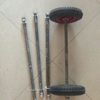 TRỤC BÁNH XE DÀI Phi 22MM 50cm - 60 cm