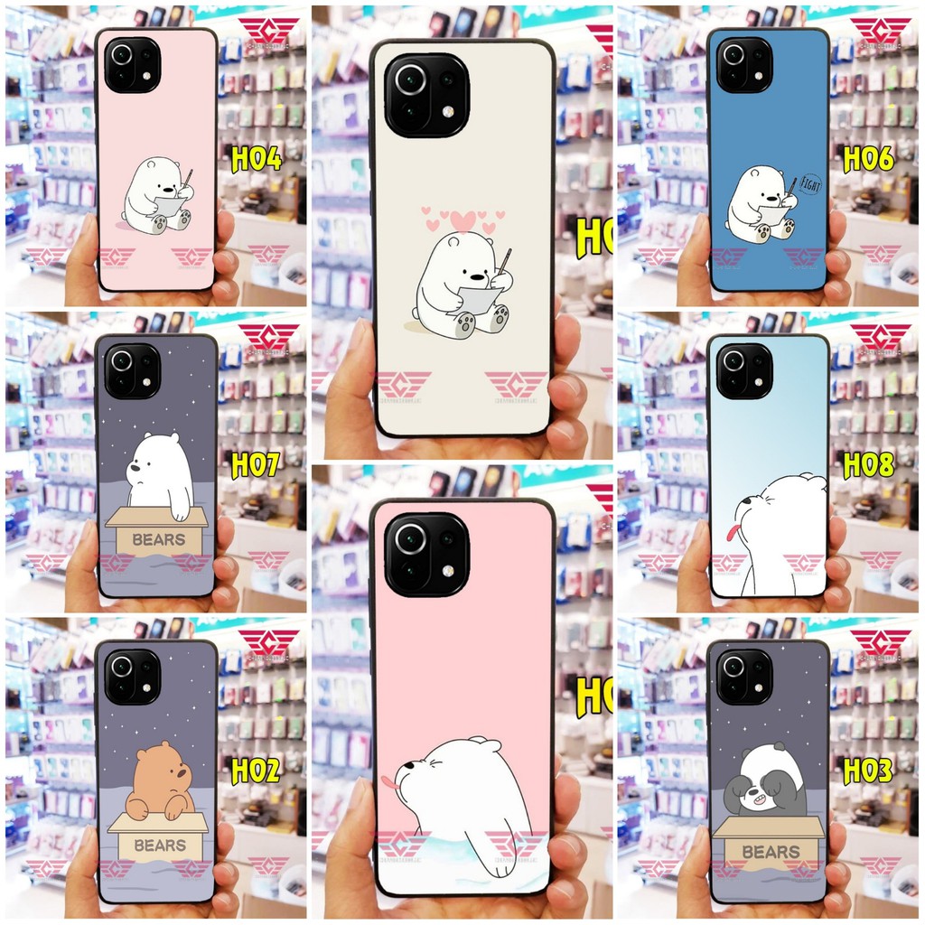 Ốp lưng XIAOMI MI 11 LITE gấu dễ thương