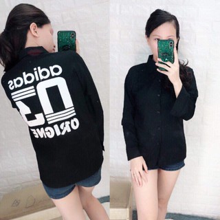 Áo sơ mi đen 03 in lưng HSU0720