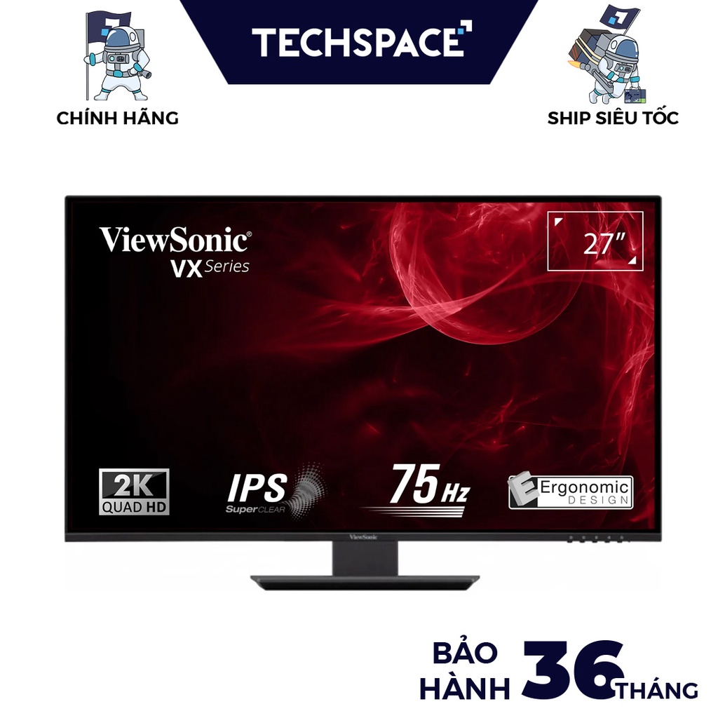 Màn hình ViewSonic VX27802KSHDJ 27 inch 2K IPS  Bảo hành 36 tháng