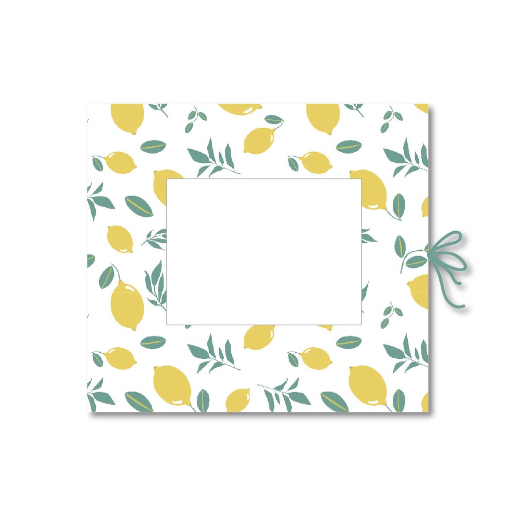 Memory Journal - Sổ dán ảnh Scrapbook ruột Dot &amp; Trơn Crabit - Lemon