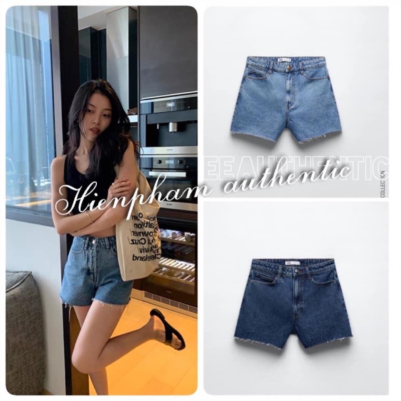 Quần short bò ZARA AUTHENTIC (2 MÀU)