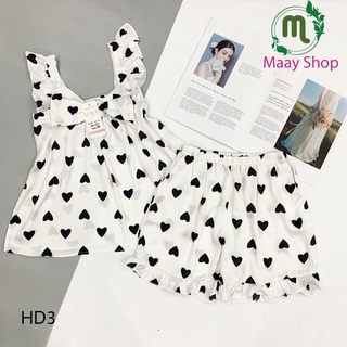 Đồ bộ pizama đùi lụa mango cao cấp
