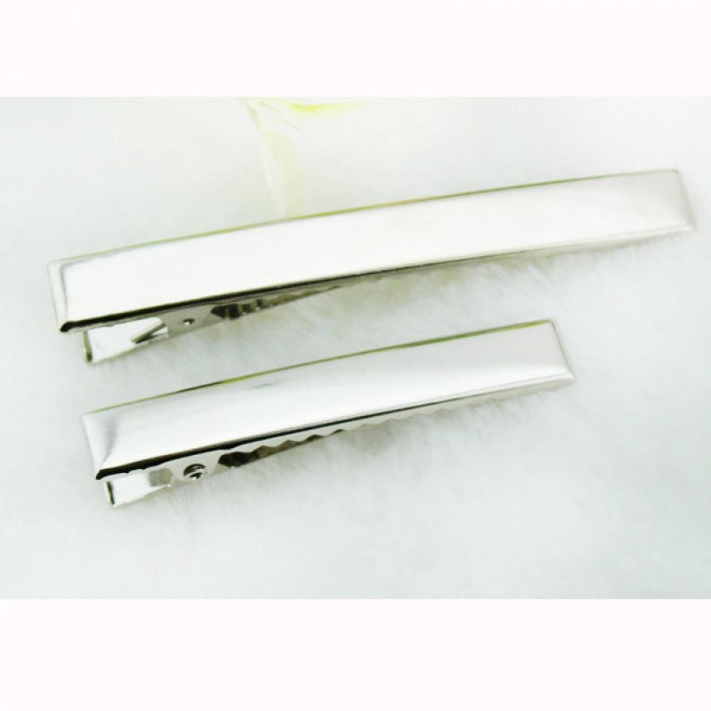 Bộ 10 kẹp tóc kim loại sáng bóng thời trang