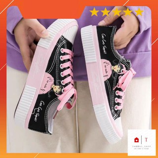 Giày thể thao nữ ❤️ freeship ❤️ ✔️cá tính ✔️ mẫu xanh hồng cá tính