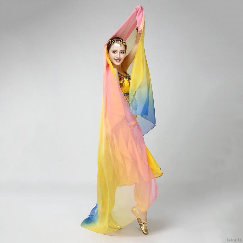 Khăn choàng vải chiffon múa bụng