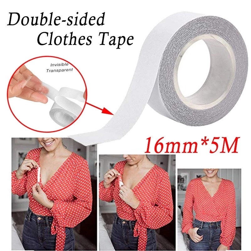 Cuộn Băng Dính LEVAO Trong Suốt Cho Áo Ngực 1.6cm X 5m