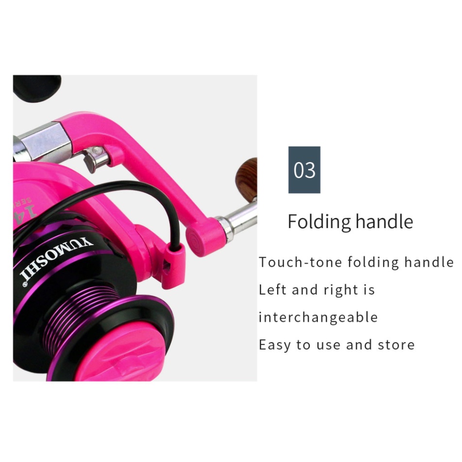 Máy Câu Cá 2000-7000 Bằng Hợp Kim Nhôm