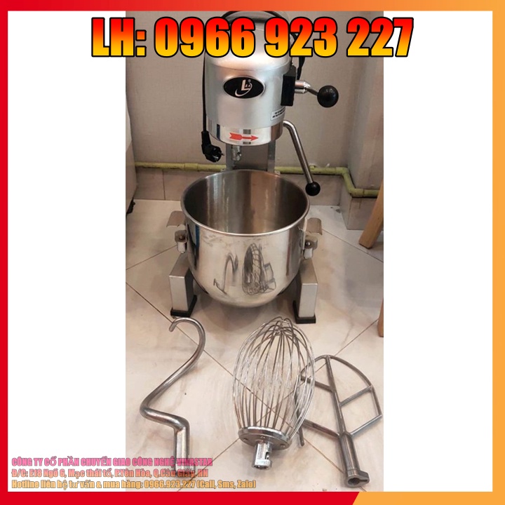 Máy trộn nhào bột 3 càng đánh siêu khỏe 10L,15L