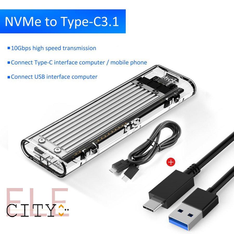 Ổ Cứng Ngoài Tcm2-C3 M.2 Nvme Cổng Type-C Usb 3.1