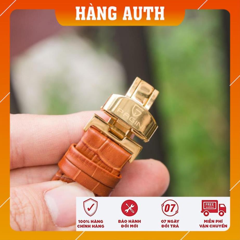 [Chính Hãng 100%] Đồng hồ cơ nam PAGINI PA9988 - Đồng hồ Thời Trang nam dây da cao cấp - Bảo hành 2 