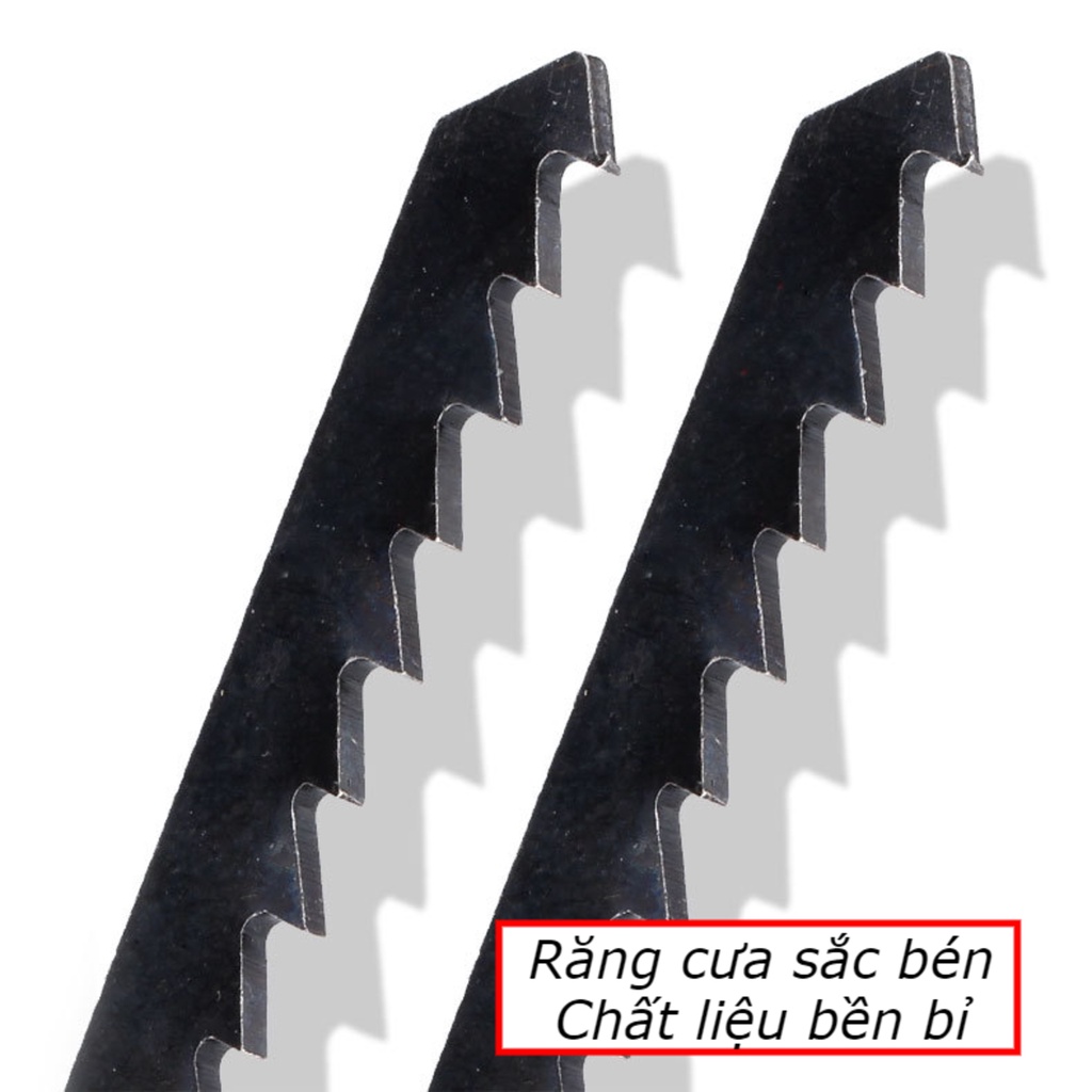 [Bộ 5 chiếc] Lưỡi cưa lọng gỗ T244D 6.35mm chất liệu Thép carbon sắc bén và bền bỉ