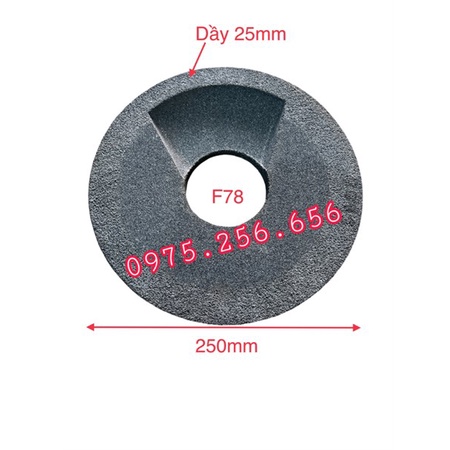 Đá Máy Nghiền đậu 250HD phụ tùng máy nghiền sát phụ tùng Hùng Lỳ