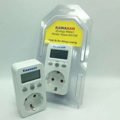 ổ cắm đo điện năng tiêu thụ kawasan KW EN106, Thiết bị đo năng lượng, đồng hồ đo công suất