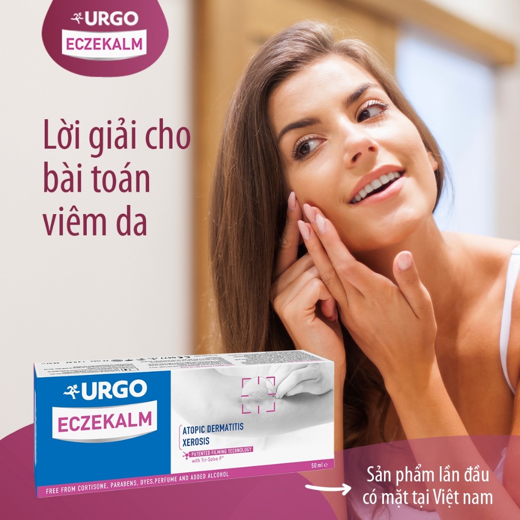 Urgo ECZEKALM 50ml - Sản phẩm hỗ trợ giảm viêm da và chứng khô da