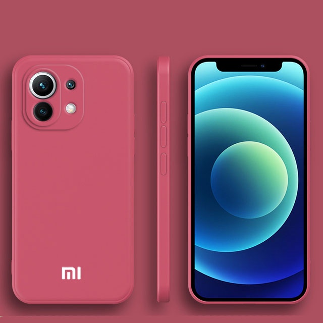 Ốp Điện Thoại Silicon Dẻo Chính Hãng Dành Cho Xiaomi Mi 11 Lite / Mi 12 Lite