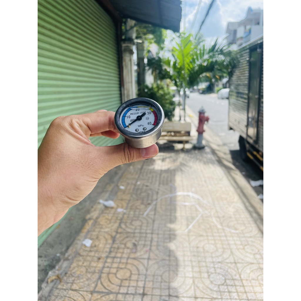 Đồng hồ đo áp lực máy rửa xe mini - phụ kiện máy rửa xe cao áp
