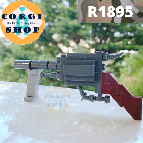 Lego Mô Hình Súng Phỏng Theo PUBG, FreeFire, CSGO, 16 Mẫu Trưng Bày, Chất Liệu Nhựa ABS