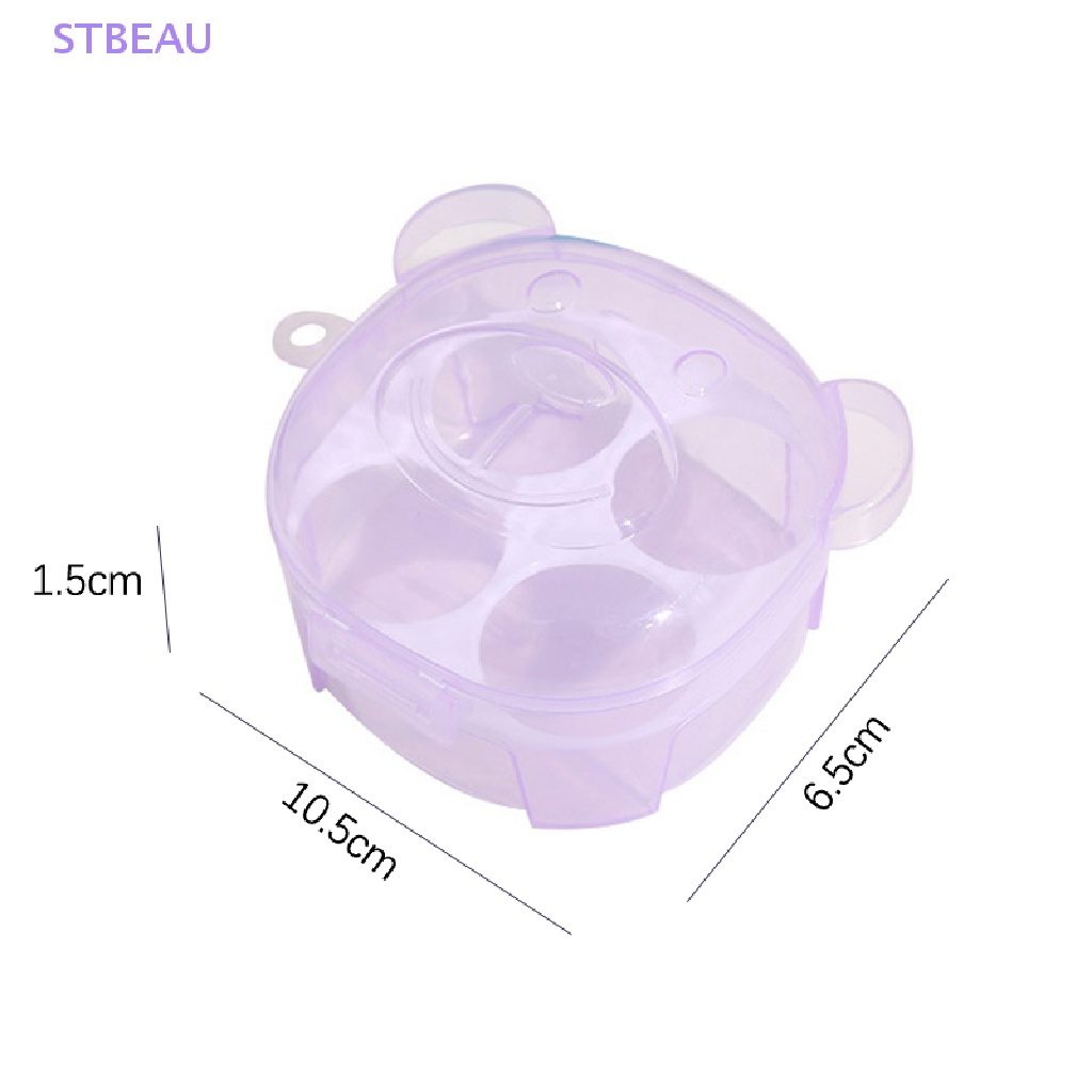 Hộp 4 Ngăn Đựng Mút Trang Điểm Tiện Dụng