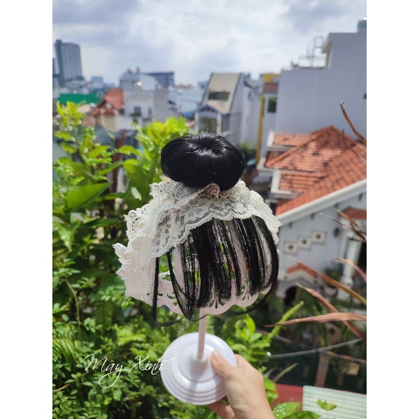 Băng đô ren tiểu thư đính hạt xinh cho bé