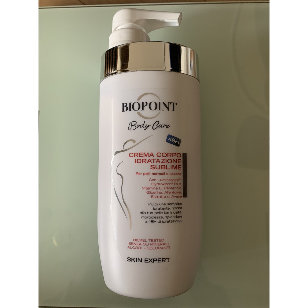 Kem dưỡng body - Biopoint body care- lotion dưỡng ẩm- phục hồi- mềm mại - Italy