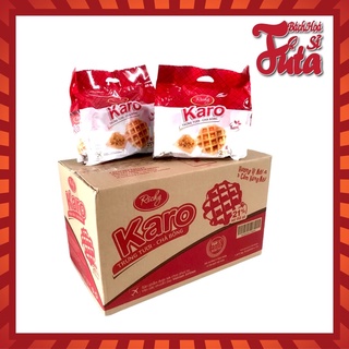 Bánh Trứng Tươi KARO (THÙNG 12 túi x 6 gói 26g) vị Chà bông sợi gà và Phomai Hoàng Kim RICHY