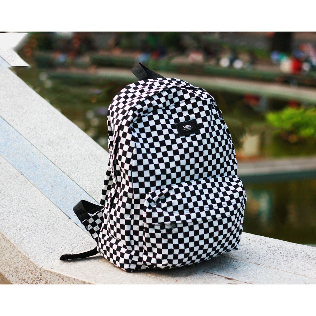 Balo Đi Học Van.s Old Skool Black/White Checkerboard