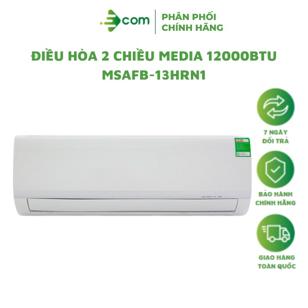 Điều hòa 2 chiều 12000BTU Midea MSAFB-13HRN1