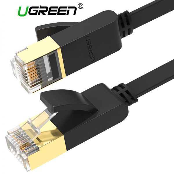 Cáp mạng Cat7 chống nhiễu(băng thông10Gbps) dây dẹt UGREEN 11260 11261 11262 11263 11265 11266 NW106