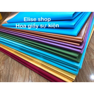 Combo giấy làm hoa backdrop khách đặt