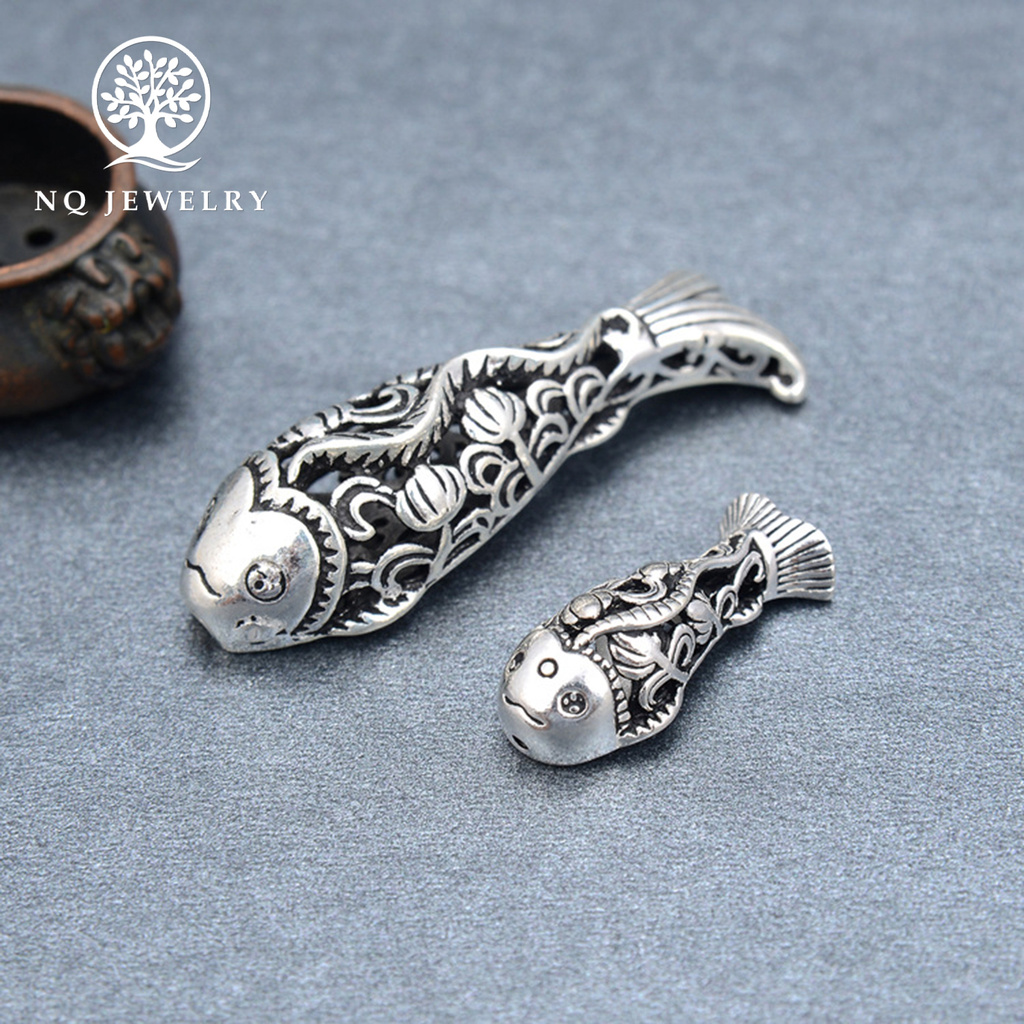 Charm bạc hình con cá - NQ Jewelry