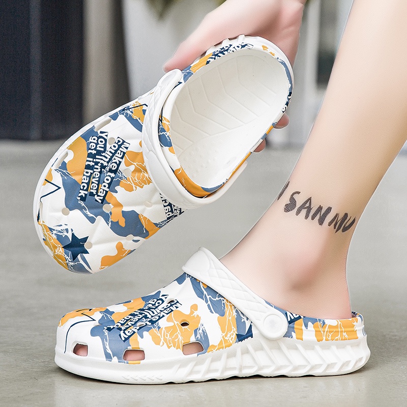 Giày Sandal Hai Lỗ Thoáng Khí Trọng Lượng Nhẹ Thoải Mái Thời Trang Mùa Hè Dành Cho Nam 2218-1
