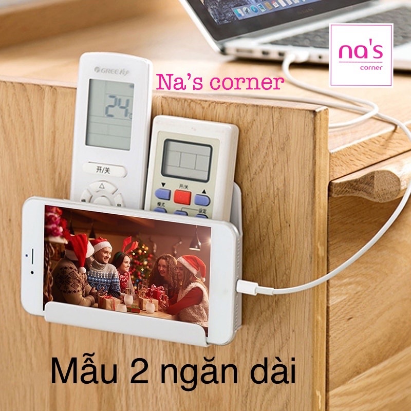 Giá Treo Kệ đựng Sạc Điện Thoại, Điều Khiển Remote dán tường