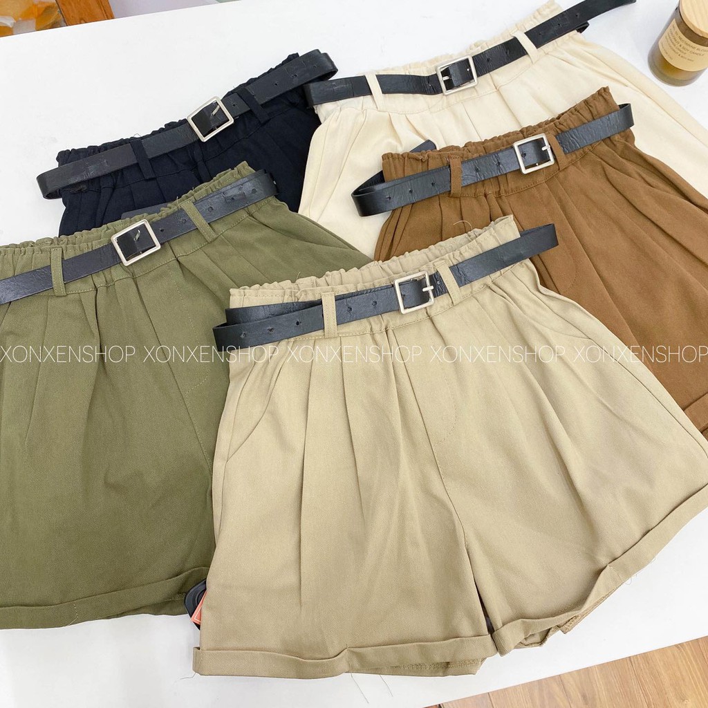 Quần short kaki chất dày dặn Xonxen shop size s m mã 8822