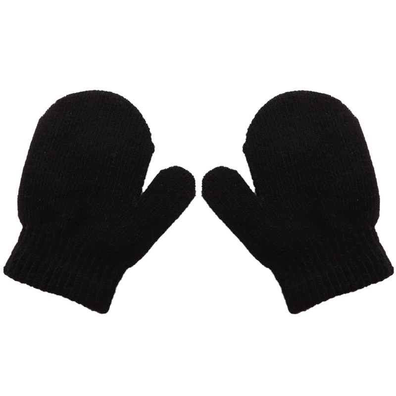 Đôi Găng Tay Len Mềm Giữ Ấm Màu Kẹo Ngọt Dành Cho Bé Trai Gái