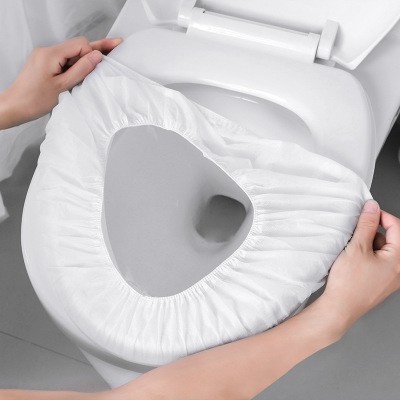 Bộ 10 miếng giấy lót bệ ngồi toilet dùng 1 lần tiện lợi