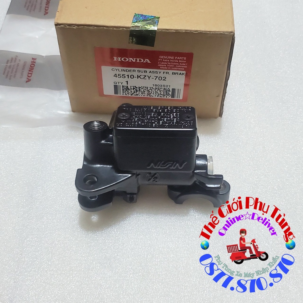 Cùm dầu tay thắng trước Sonic 150 Zin Honda - 45510-KZY-702