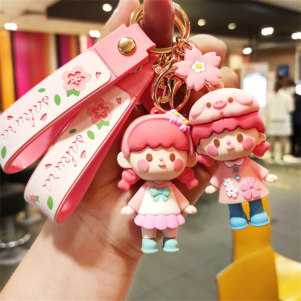 Móc Khóa Mô Hình Nhân Vật Sakura Dễ Thương