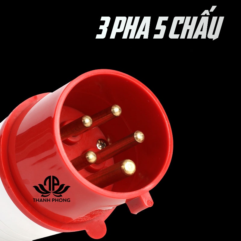 Phích Cắm Ổ Cắm Công Nghiệp 3 Pha 5 Chấu 16A 32A