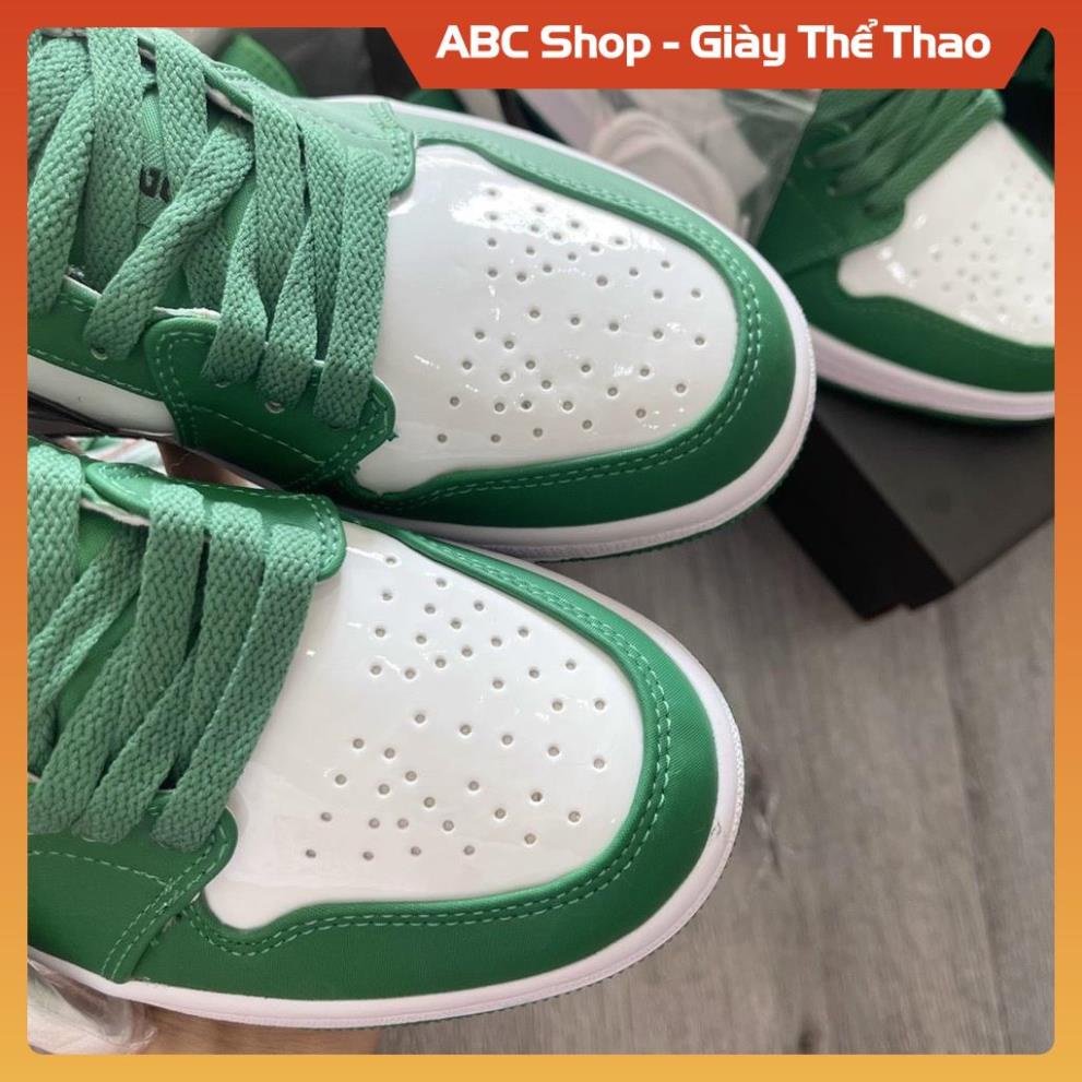 Giày thể thao JD1 xanh lá móc đen thấp cổ  full box bill hot trend
