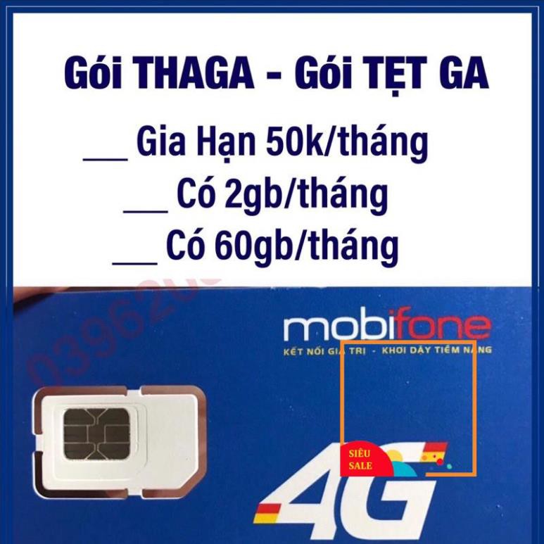 Sim KO GIỚI HẠN DATA Mobifone S50 và DIP50 và Y60 và BL5GT 50k 1 tháng - IPHN2 - Z70 - C50N - C90N - THAGA