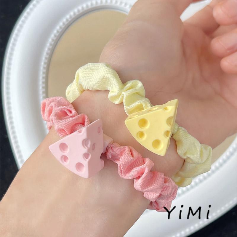 Dây Buộc Tóc Vải Ruy Băng Co Giãn Thiết Kế Đơn Giản Dễ Thương Cho Nữ