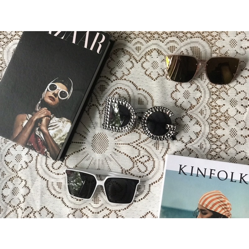 Kính mắt chữ d.g đính đá