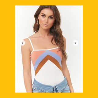 Cami colorblock top F22