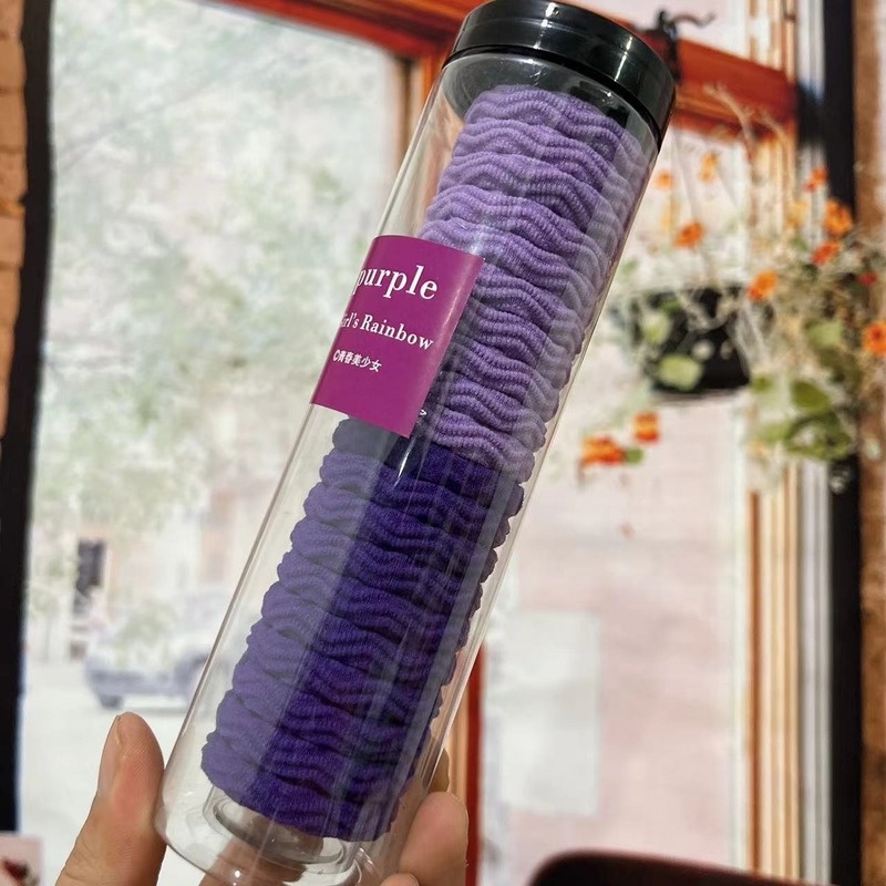 Set 20 Dây Buộc Tóc Cao Su Co Giãn Thiết Kế Đơn Giản Thời Trang Cho Nữ