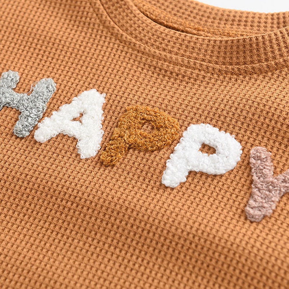 BEAR LEADER Set Đồ Mùa Thu 2 Món Gồm Áo Sweater + Quần Dài Thoải Mái In Họa Tiết Gấu Cho Bé Trai 0-2 Tuổi