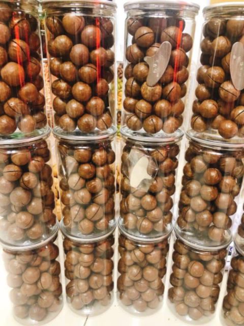 HẠT MACCA ÚC LON PET 500GR HÀNG MỚI GIÒN NGON BỔ DƯỠNG KÈM ĐỒ KHUI