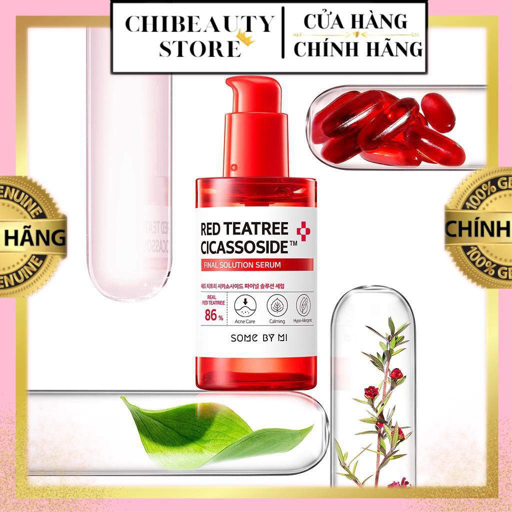Tinh Chất Some By Mi Red Teatree Cicassoside Final Solution Serum - Tràm Trà Đỏ
