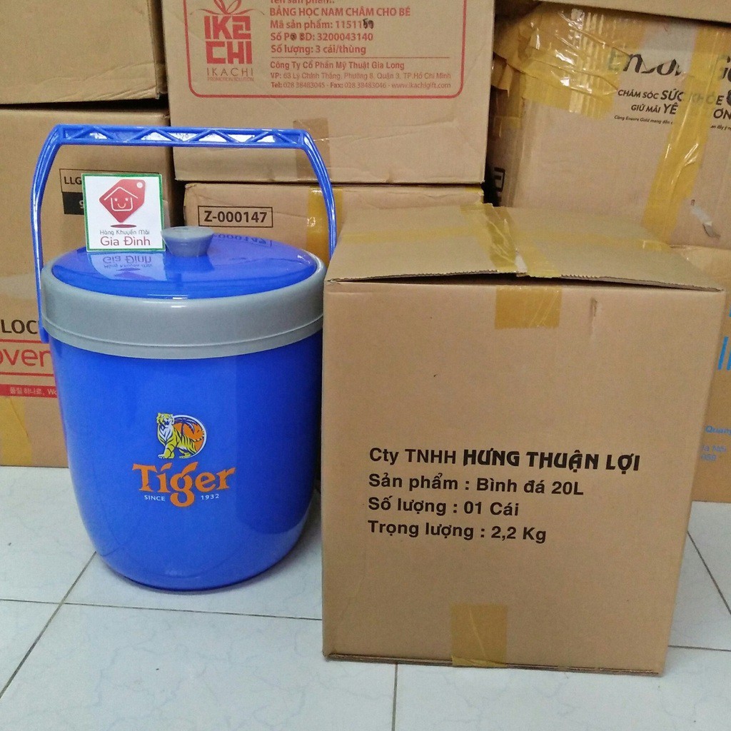 THÙNG ĐÁ TIGER 20 LIT - Đồ khuyến mãi của Tiger