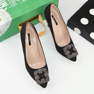 Giày cao cấp đính đá 7,5cm